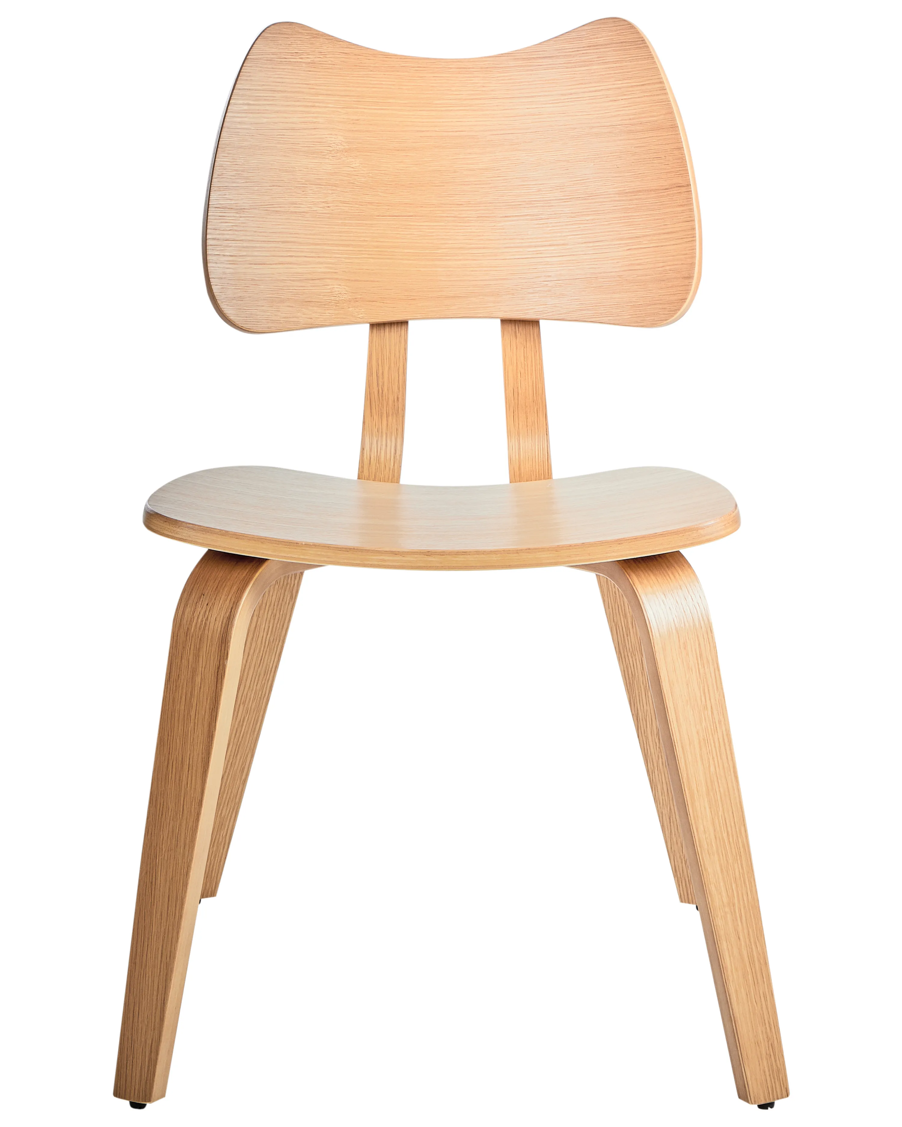 Set van 2 eetkamerstoelen DIANA Hout Lichtbruin