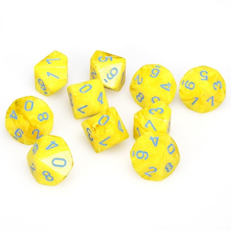 10 dés 10 * vortex * JAUNE