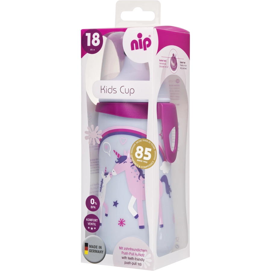 nip® Trinkbecher Kids Cup, 330 ml Girl Einhörner