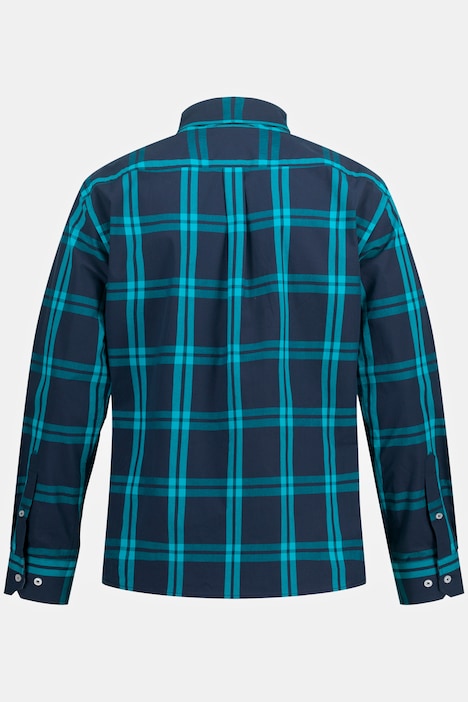 Karohemd, Langarm, Buttondown-Kragen, Modern Fit
