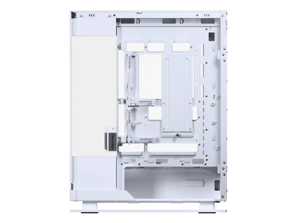 Phanteks Evolv Series X2 - Mid tower - udvidet ATX - sidepanel med vindue (hærdet glas) - ingen strømforsyning (ATX) - sølvhvid - USB/Lyd