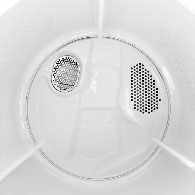 Secadora elétrica Whirlpool de 7 pés cúbicos (branca)