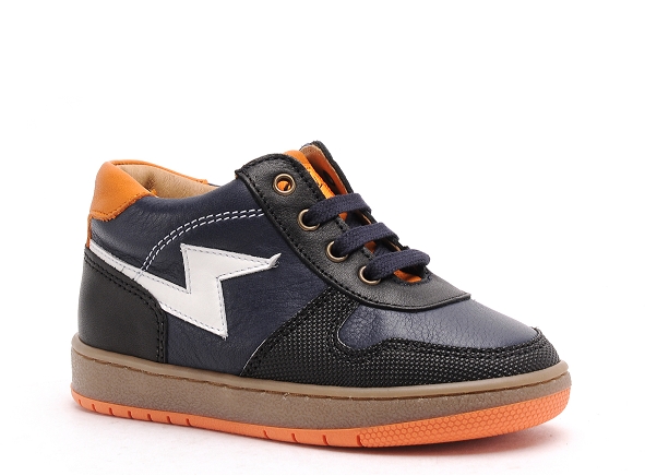Gbb boots bottine enfant rosko bleu