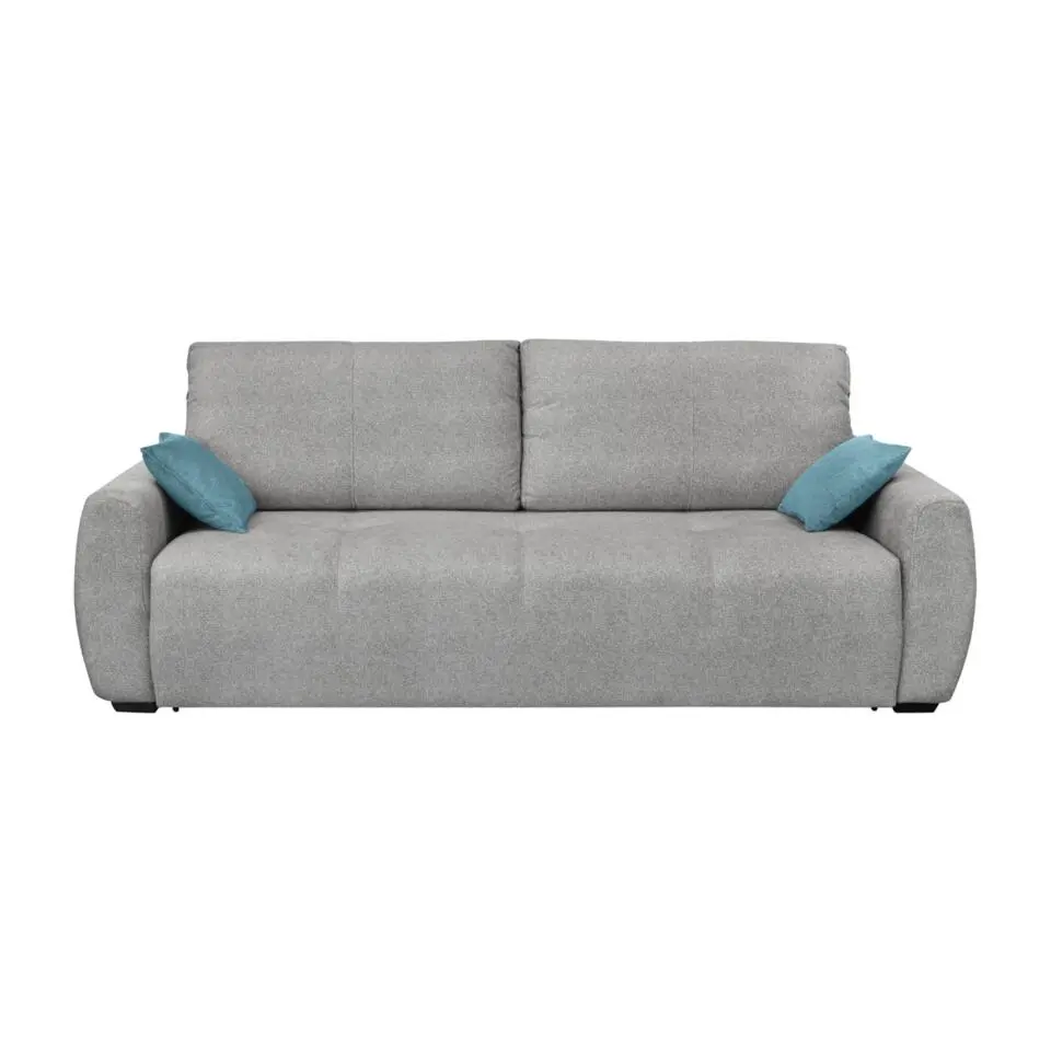 CALICOSY - Slaapbank ALBA - Grijs - 76x246x112 cm