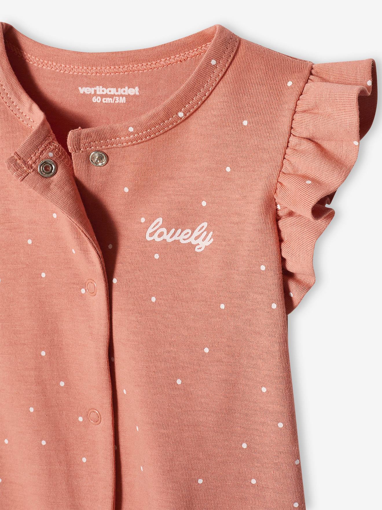 Conjunto com 2 macacões curtos rosa 