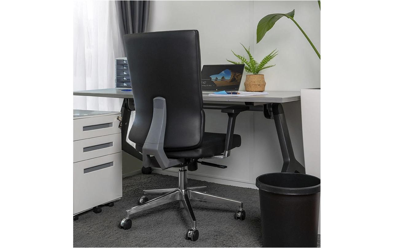 Bürostuhl ProRest Schwarz<br>Drehbarer Stuhl mit Armlehnen