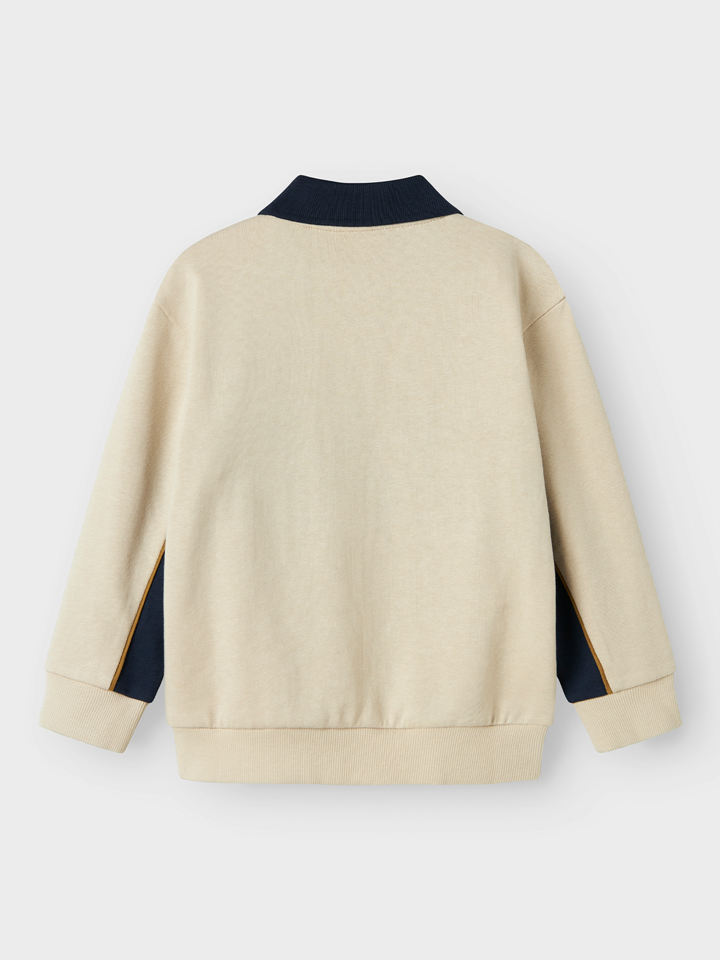 Lucan Long Sleeve Sweat Polo Unbrushed