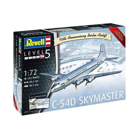 Revell C-54D Berlin Airlift 70th Anniversary, Maßstab: 1:72