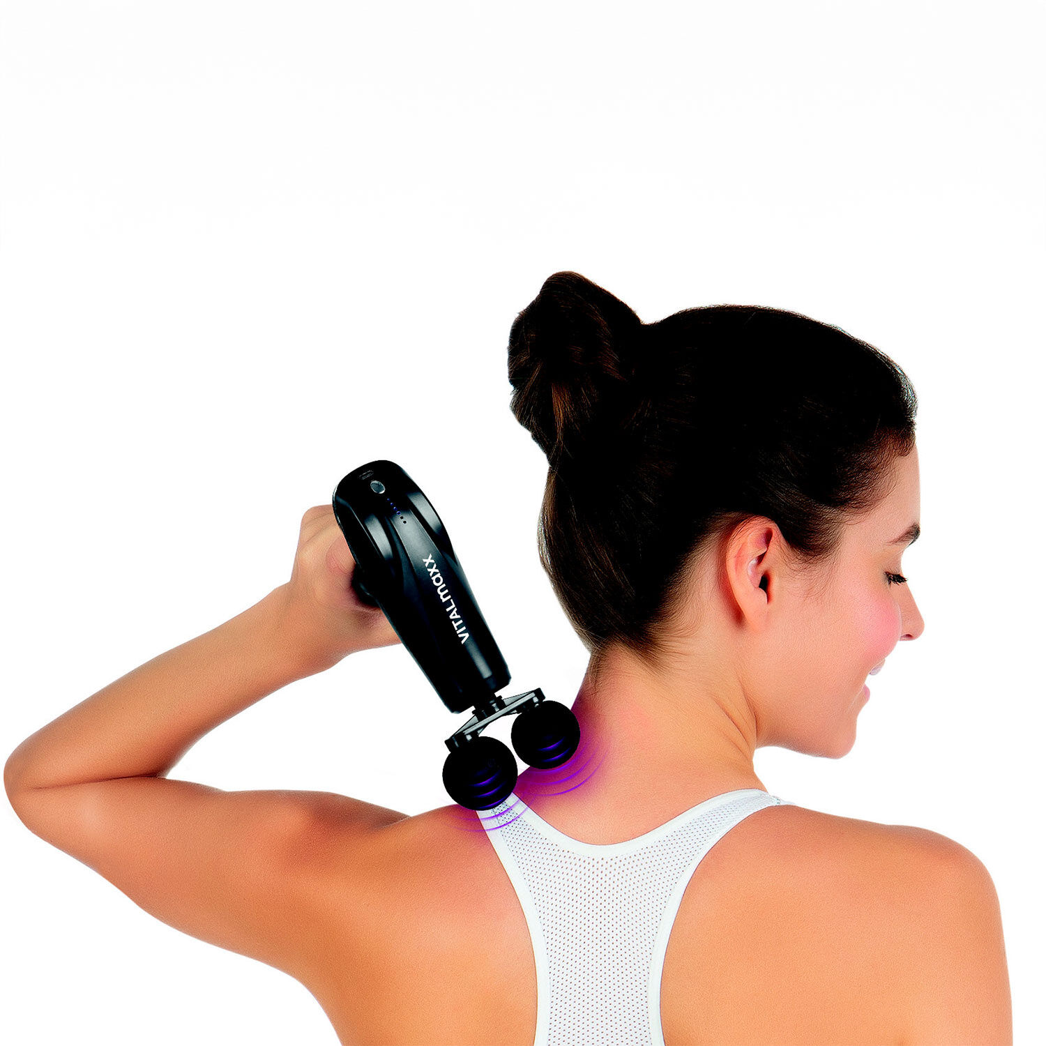 Vitalmaxx Mini Massage Pistole mit Dual-Kugelaufsatz