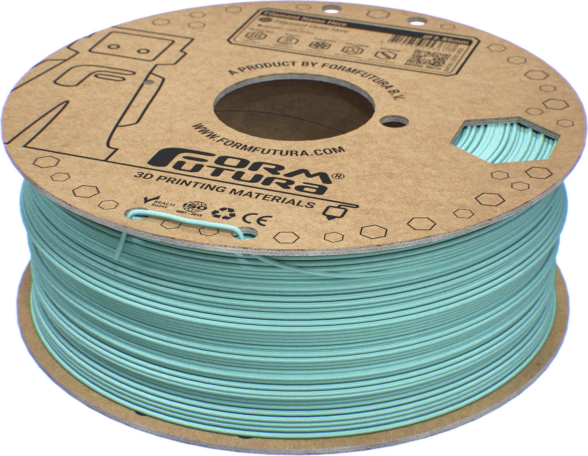 FormFutura  EasyFil™ ePLA Matt Water Blue, 1,75 mm / 1000 g    Benutzerfreundliches PLA Filament