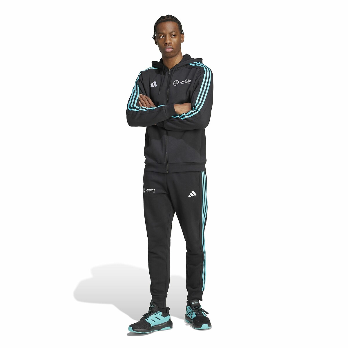 adidas Performance<br>Moletom com zíper Mercedes-AMG Petronas Formula