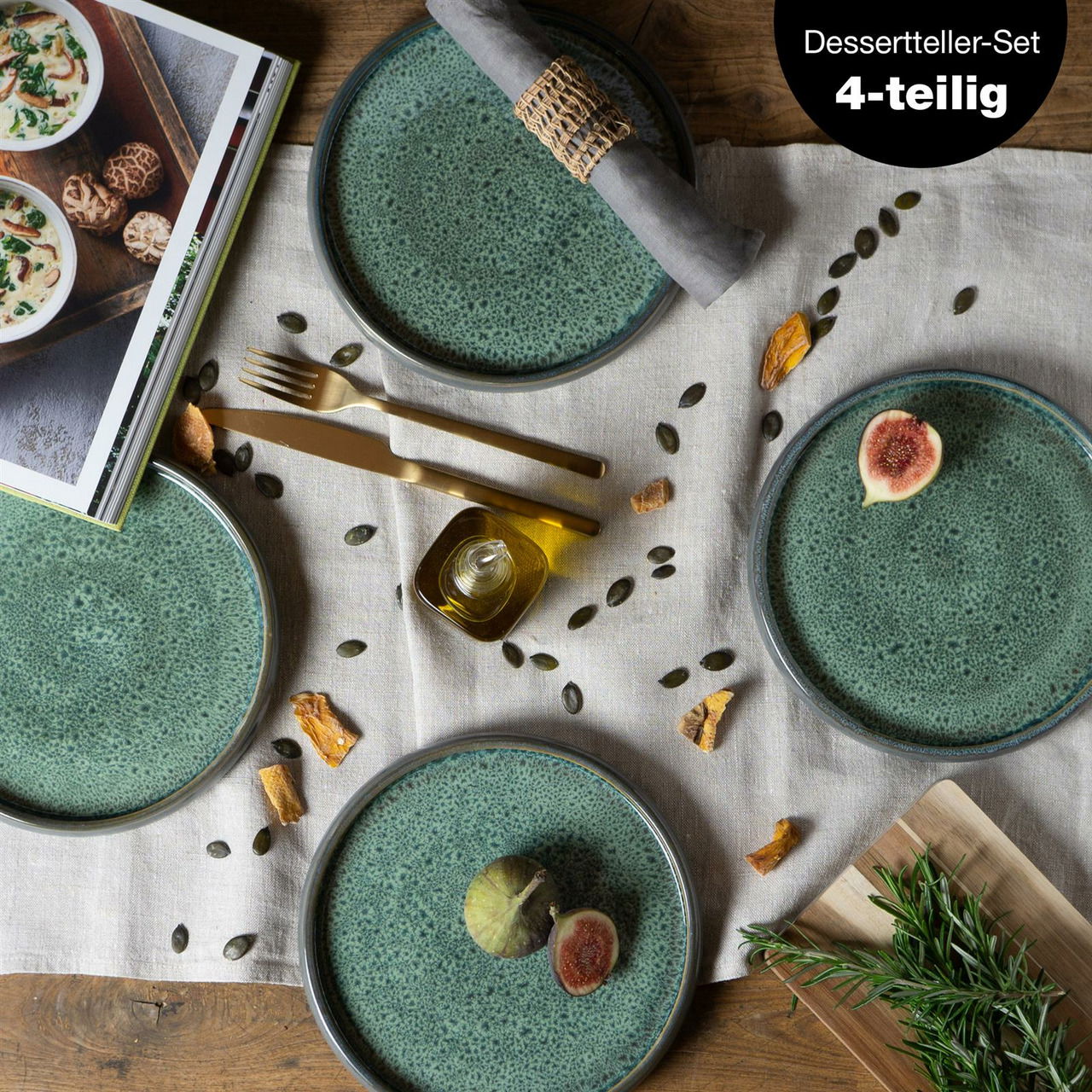 Moritz & Moritz Dessert Teller 4-tlg REACTIV