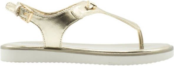 MICHAEL KORS KIDS Gouden Teenslippers Brandy Vaila