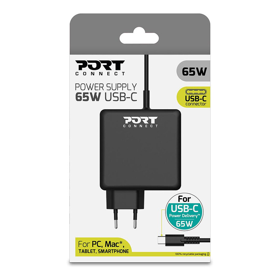 PORT Connect Power Supply USB-C (65W)