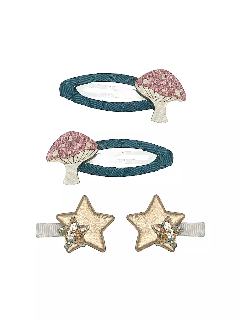 MIMI & LULA Haarspangen 4 Stück MAGIC TOADSTOOL CLIP SET Into the Woods bunt