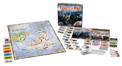 Ticket To Ride Map Collection United Kingdom + Pennsylvania