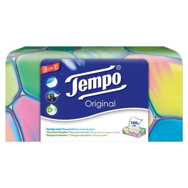 Tempo Original Box 4 Laags Zakdoekjes 100 stuks