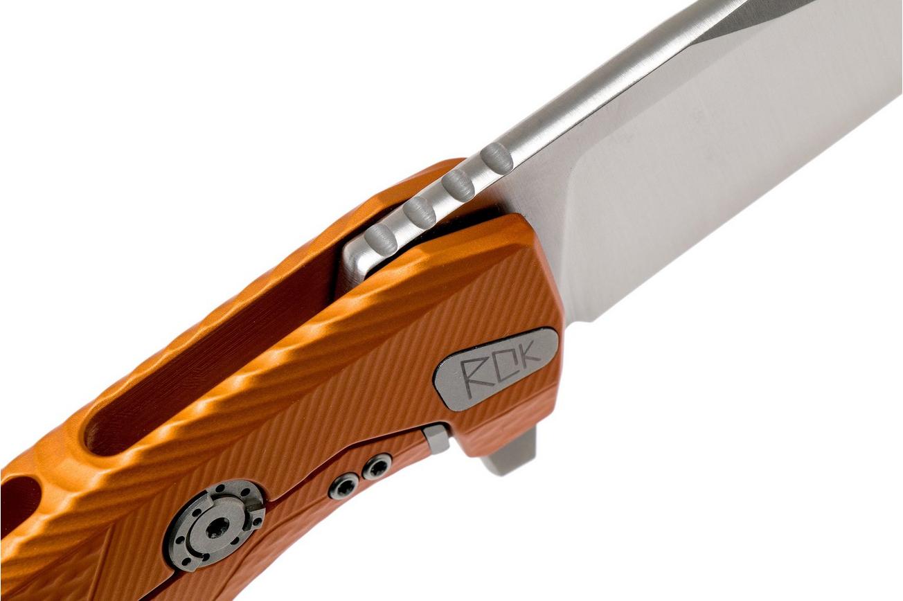 LionSteel ROK Satin Orange Aluminium ROK A OS zakmes