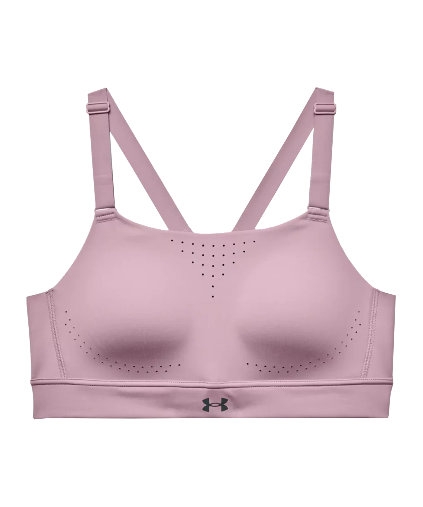Under Armour Rush High Sport-BH Damen Pink F698