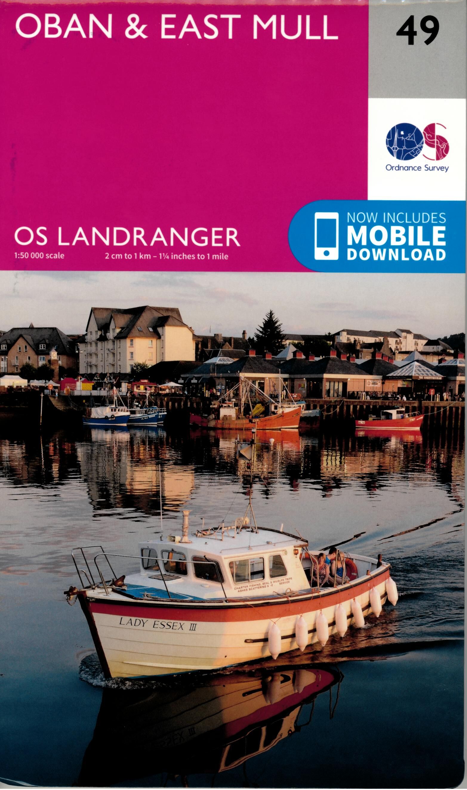 ORDNANCE SURVEY - 49 GB OBAN EAST MULL 1 50 000