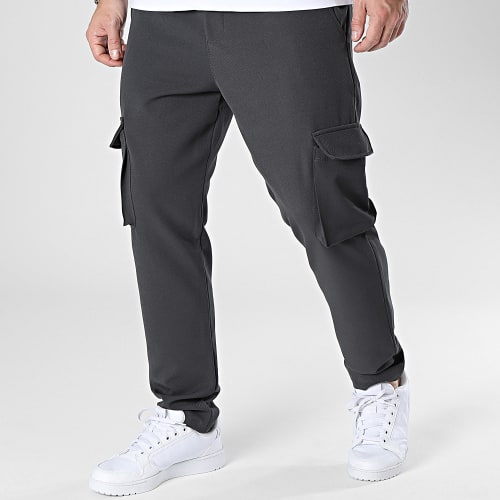 Pantalon Cargo Gris Anthracite