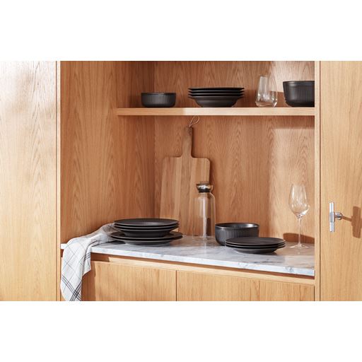 Eva Trio Legio Nova Dyb Tallerken, Black, Ø25 cm