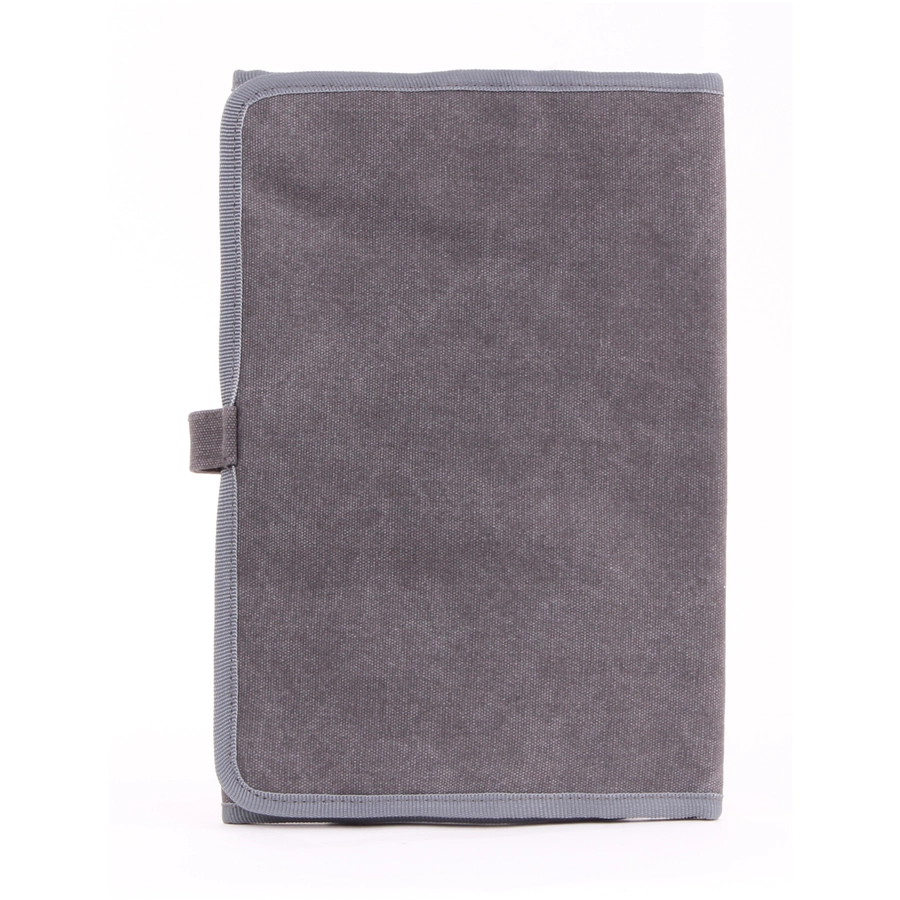 Kidzroom Wickeltasche Vision of Love aus Canvas Grau