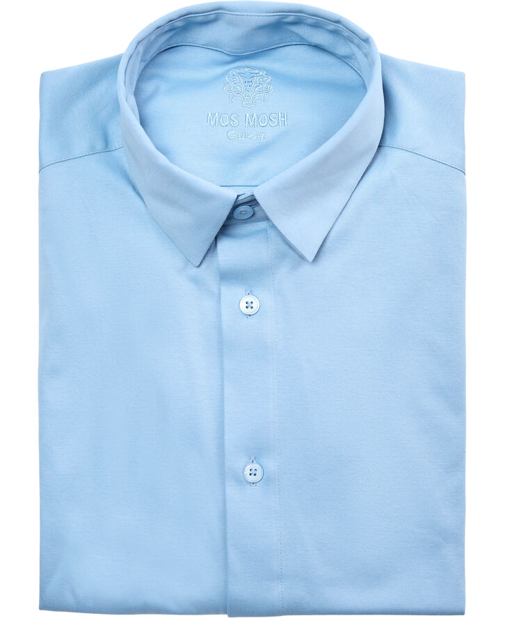 Mos Mosh Gallery Marco Crunch Jersey Shirt Bel air blue
