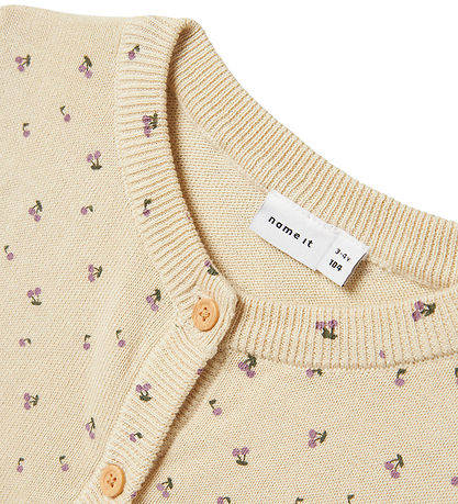 Name It Cardigan - Strick - NmfBasine - Summer Sand