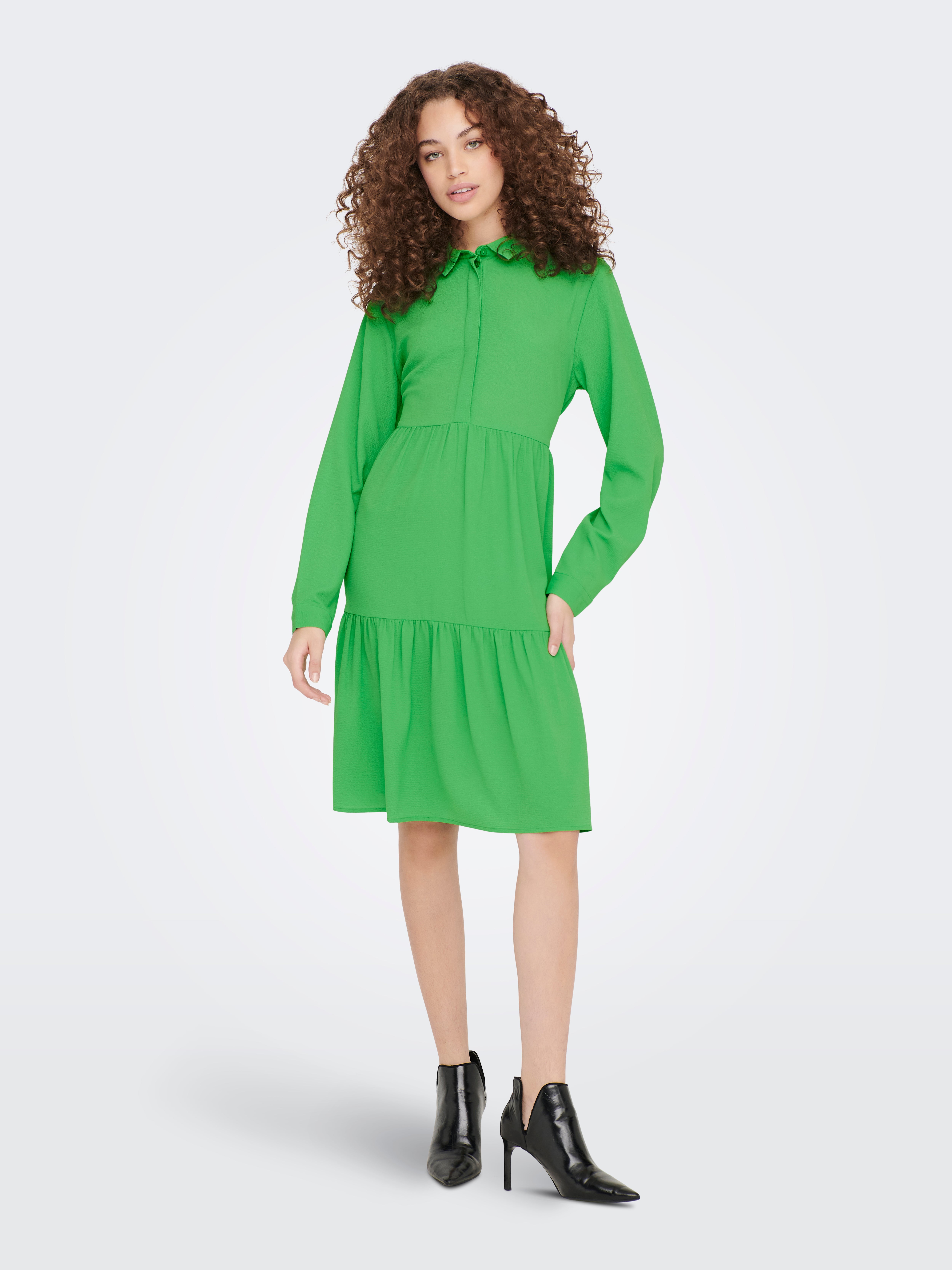 JDYPIPER Langes Kleid Kelly Green