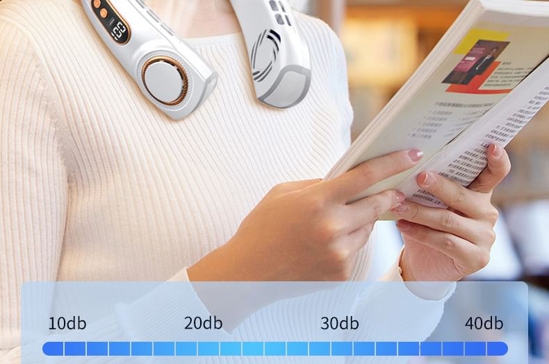 HOMTEC - USB oplaadbare nekventilator (verschillende uitvoeringen)