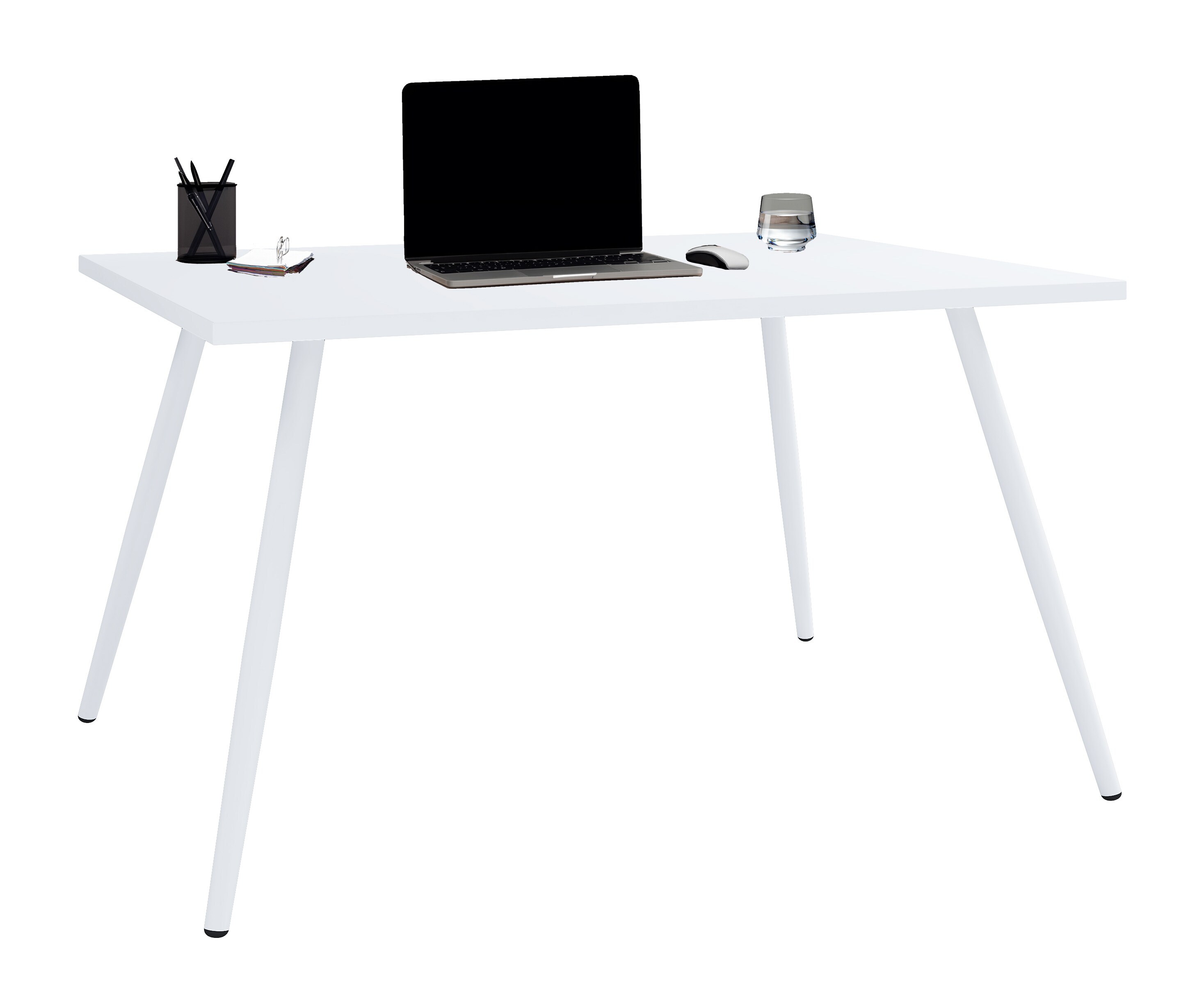 VCM Schreibtisch Computertisch Bürotisch Skandanivischer Retro Look Salia 160x80 cm