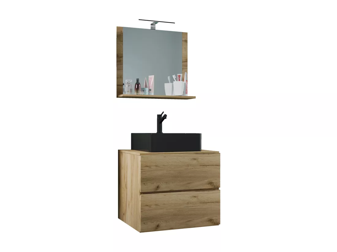 Meuble de salle de bains 3 pièces Lendas 60 cm M