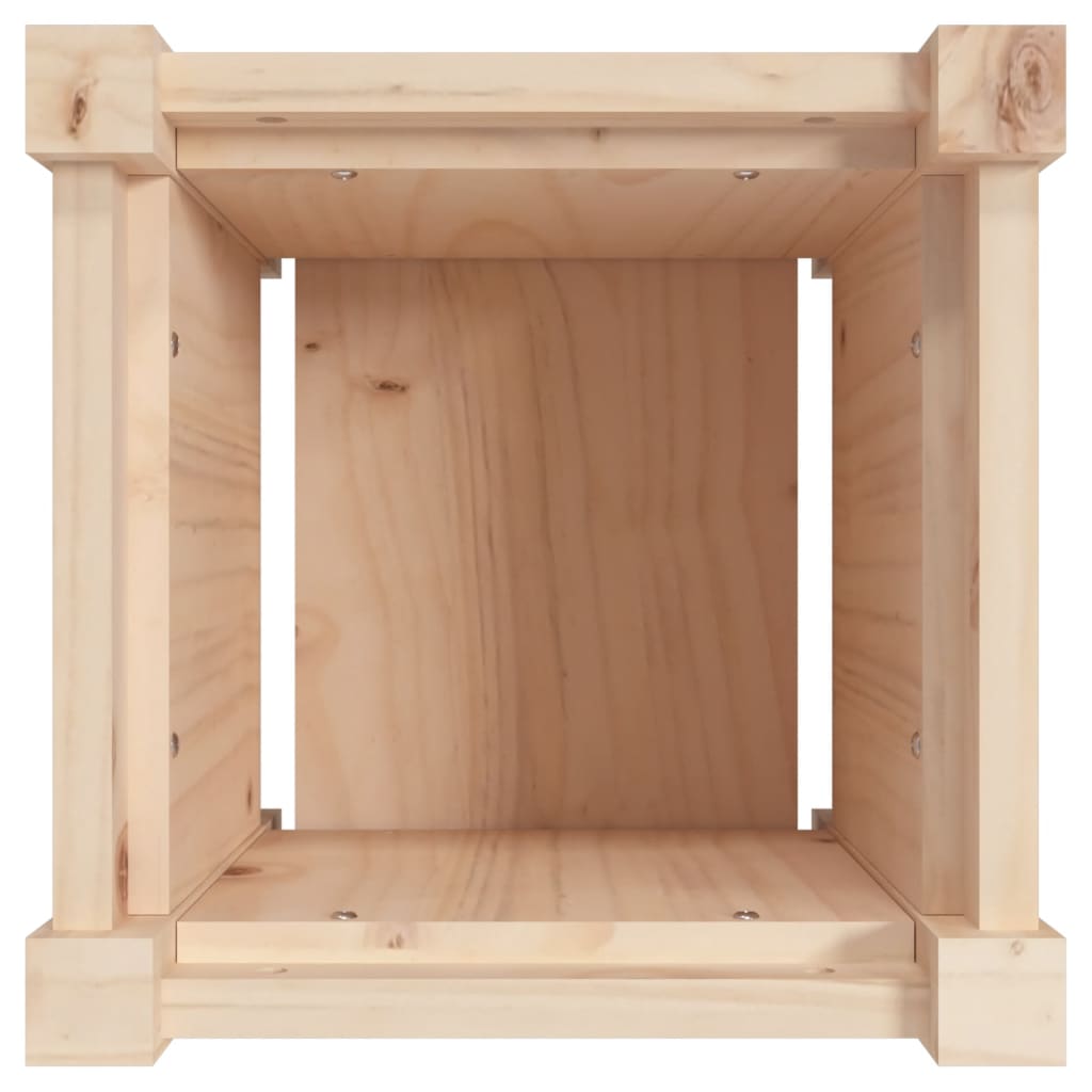 Jardinière 31x31x31 cm bois de pin massif