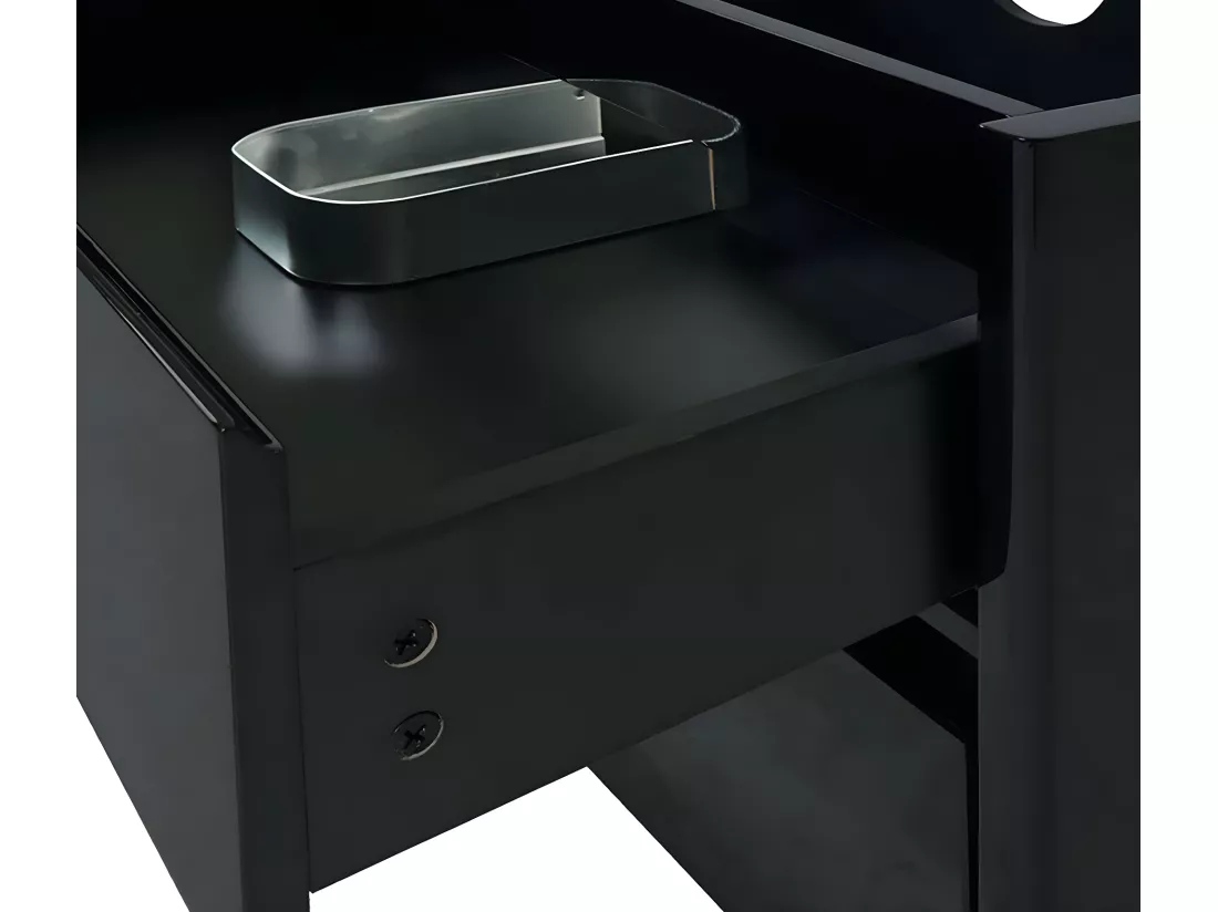 Premium Meuble sous-lavabo MCW-D16, noir