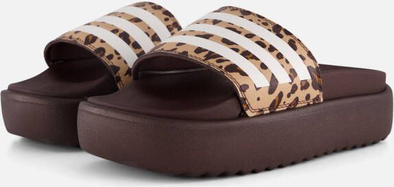 Adidas Sportswear Badslippers met label-embossing model 'ADILETTE PLATFORM'