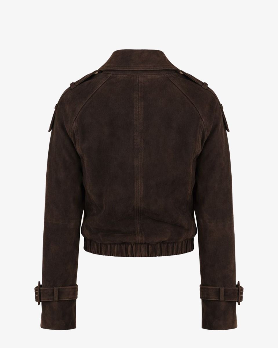 Goosecraft Maggie Donkerbruin Dames Trenchcoat