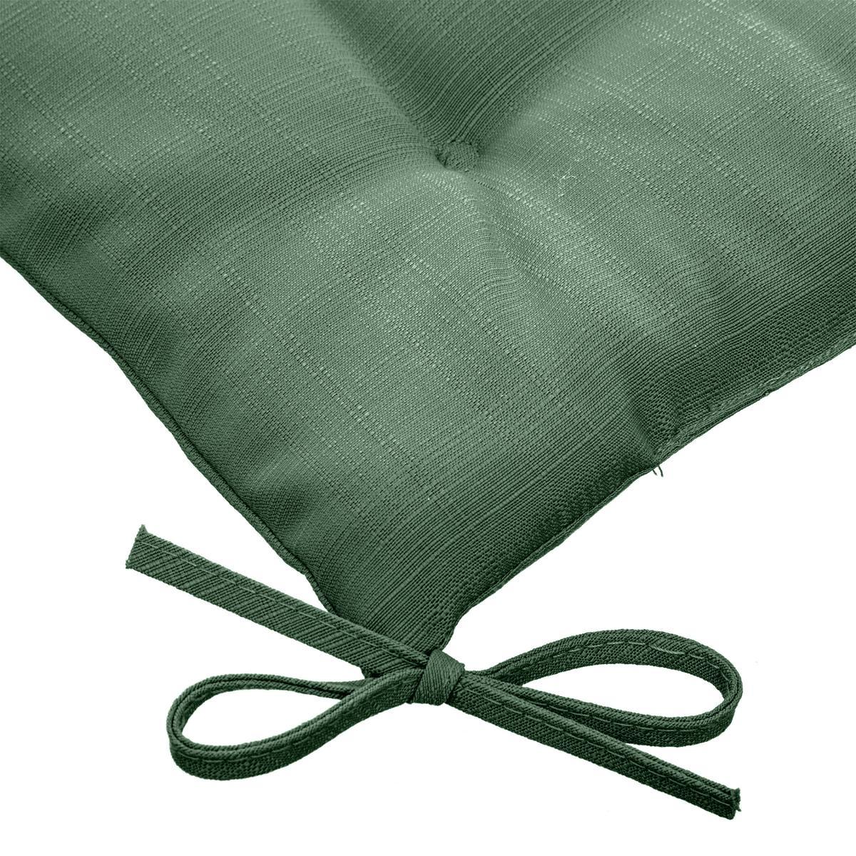 GALETTE CHAISE 40X40CM 4 POINTS KORAI OLIVE