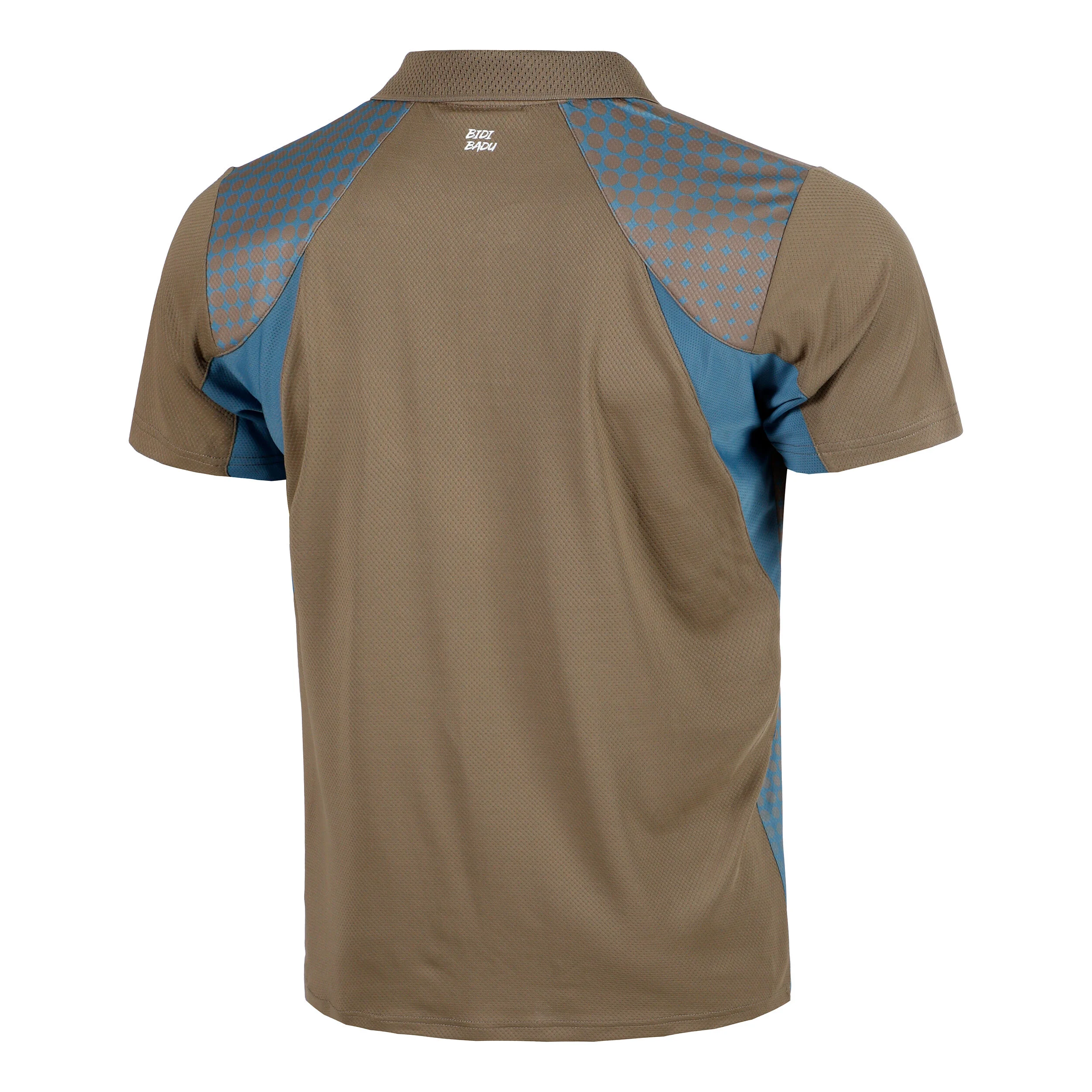 BIDI BADU Spectrum Spirit Polo Hommes - Marron , Bleu