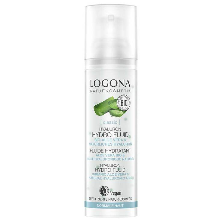 Logona Classic Hyaluron Hydro Fluid Bio-Aloe Vera & Hyaluron, 30 ml
