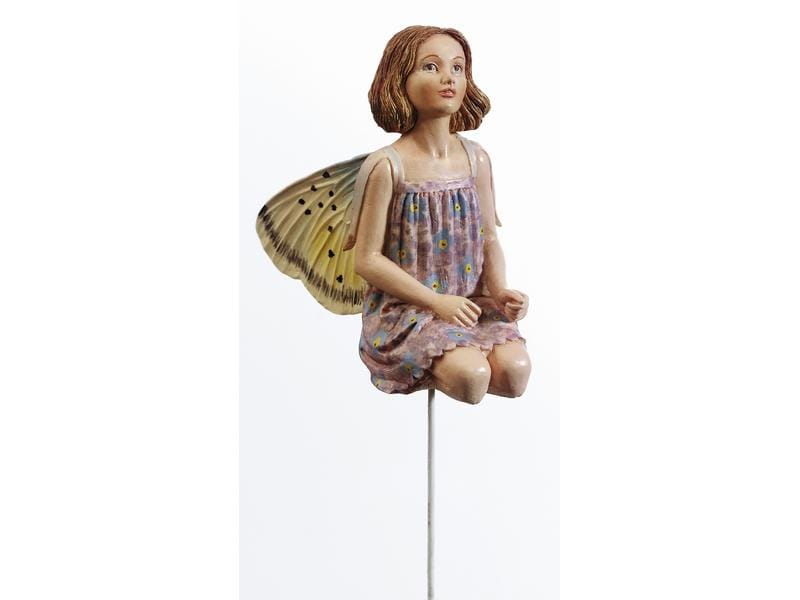 Botanic-Haus Gartenstecker Fee Vergissmeinnicht 6.5 cm Flower Fairy mit Stab