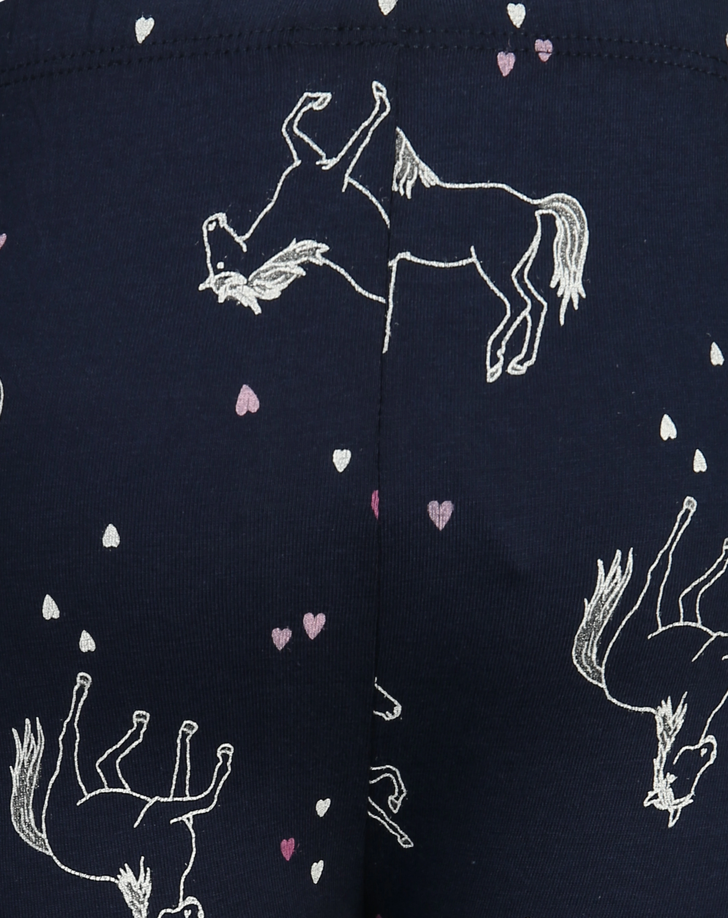 Capri-Leggings HORSES AOP in navy