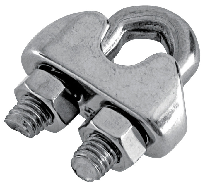 Wireklamme 5 mm 2 stk.