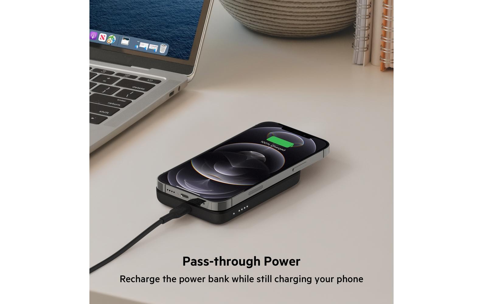 Powerbank Boost Charge MagSafe 2500 mAhPowerbank mit MagSafe für Geräte der iPhone 12-Serie
