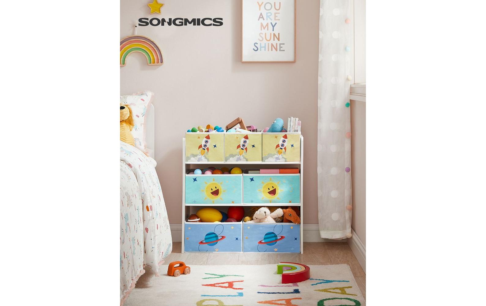 Regal mit 7 BoxenKinderregal