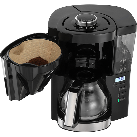 LOOK® Timer|Filterkaffeemaschine Schwarz