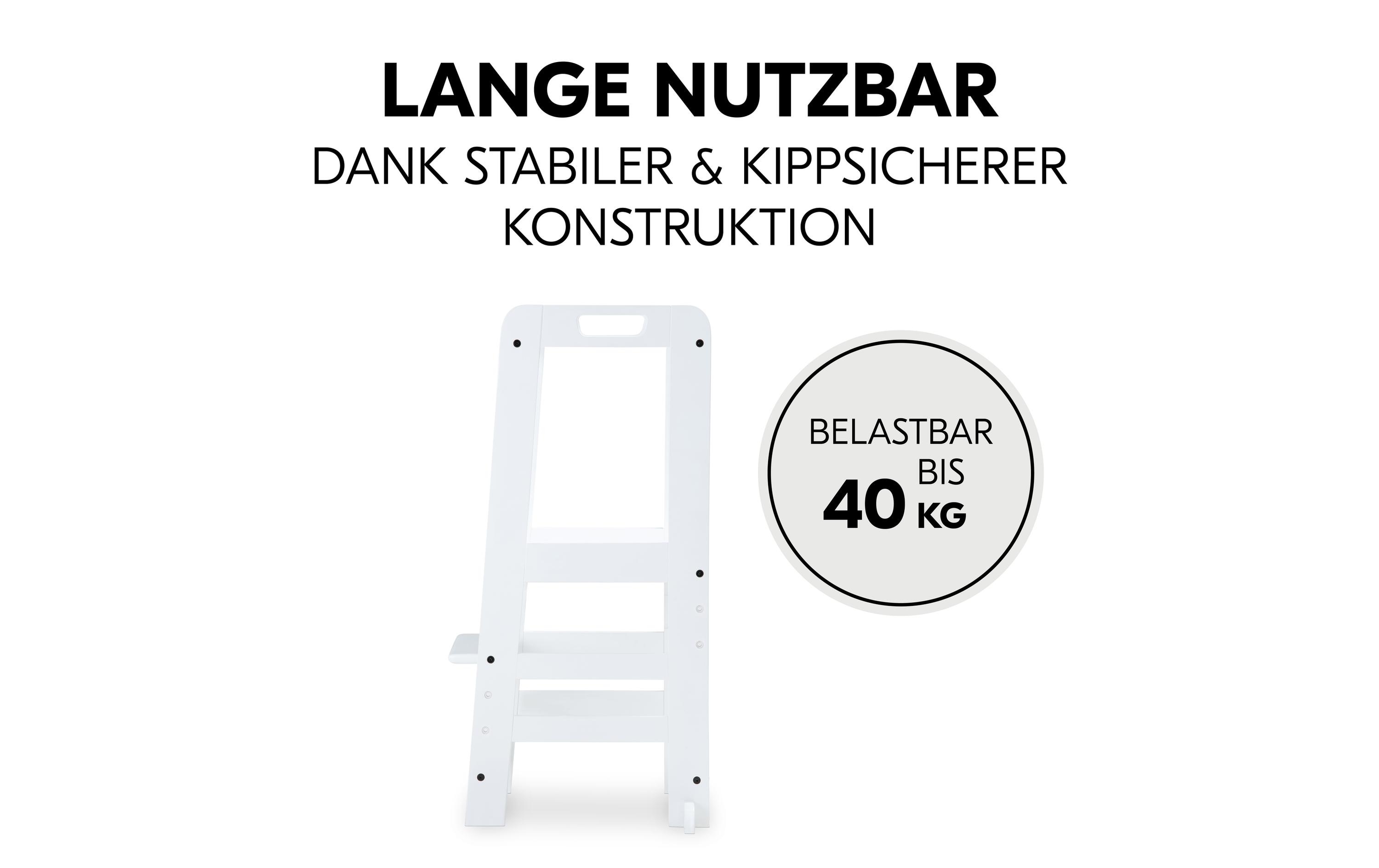 Learn N Explore weiss<br>Entdeckerturm für Kinder