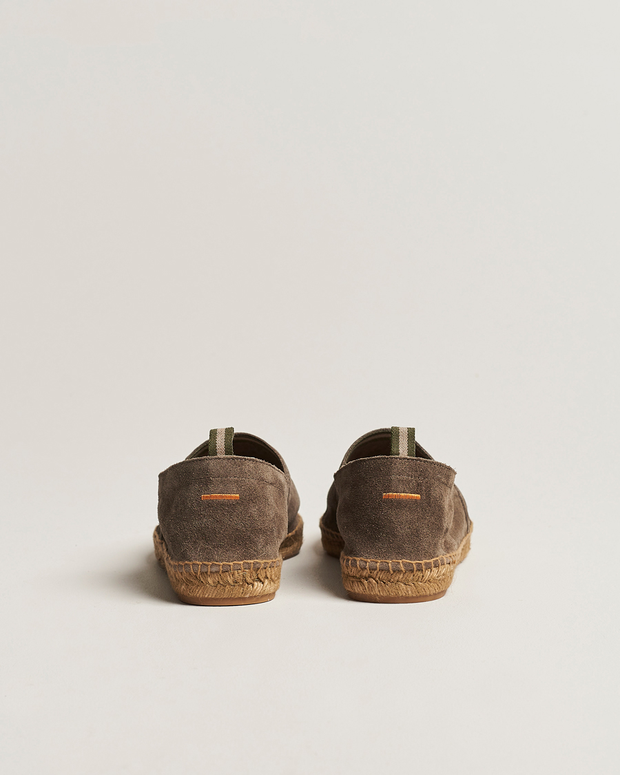 Castañer Pablo Casual Suede Espadrilles Topo