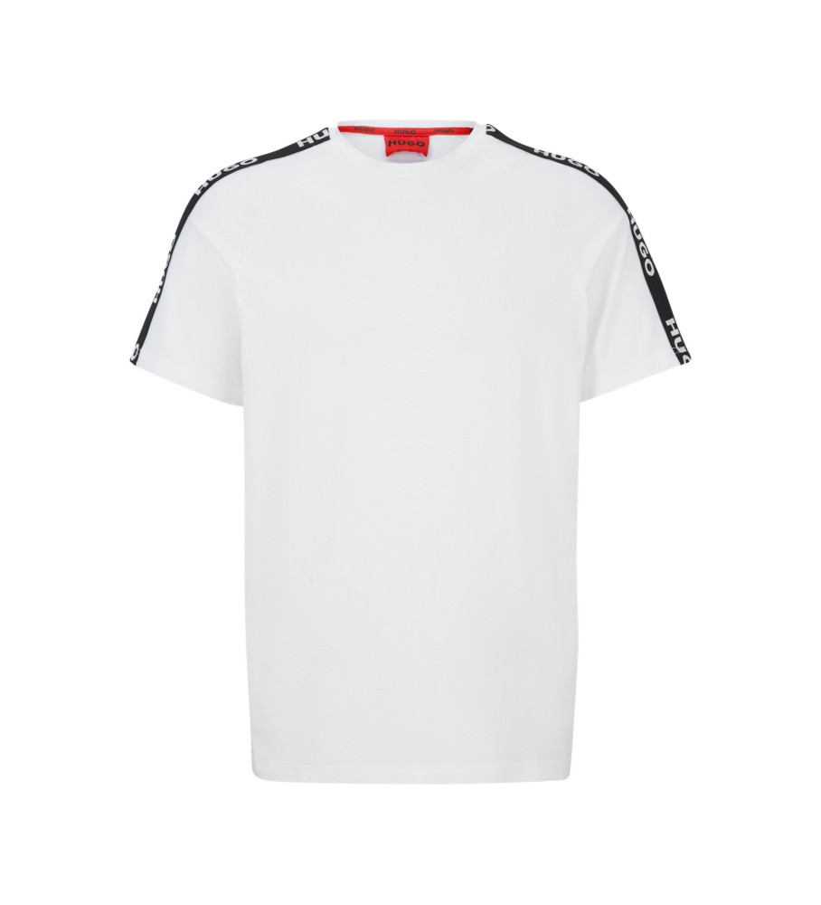 Camiseta de pijama HUGO Relaxed com laço branco