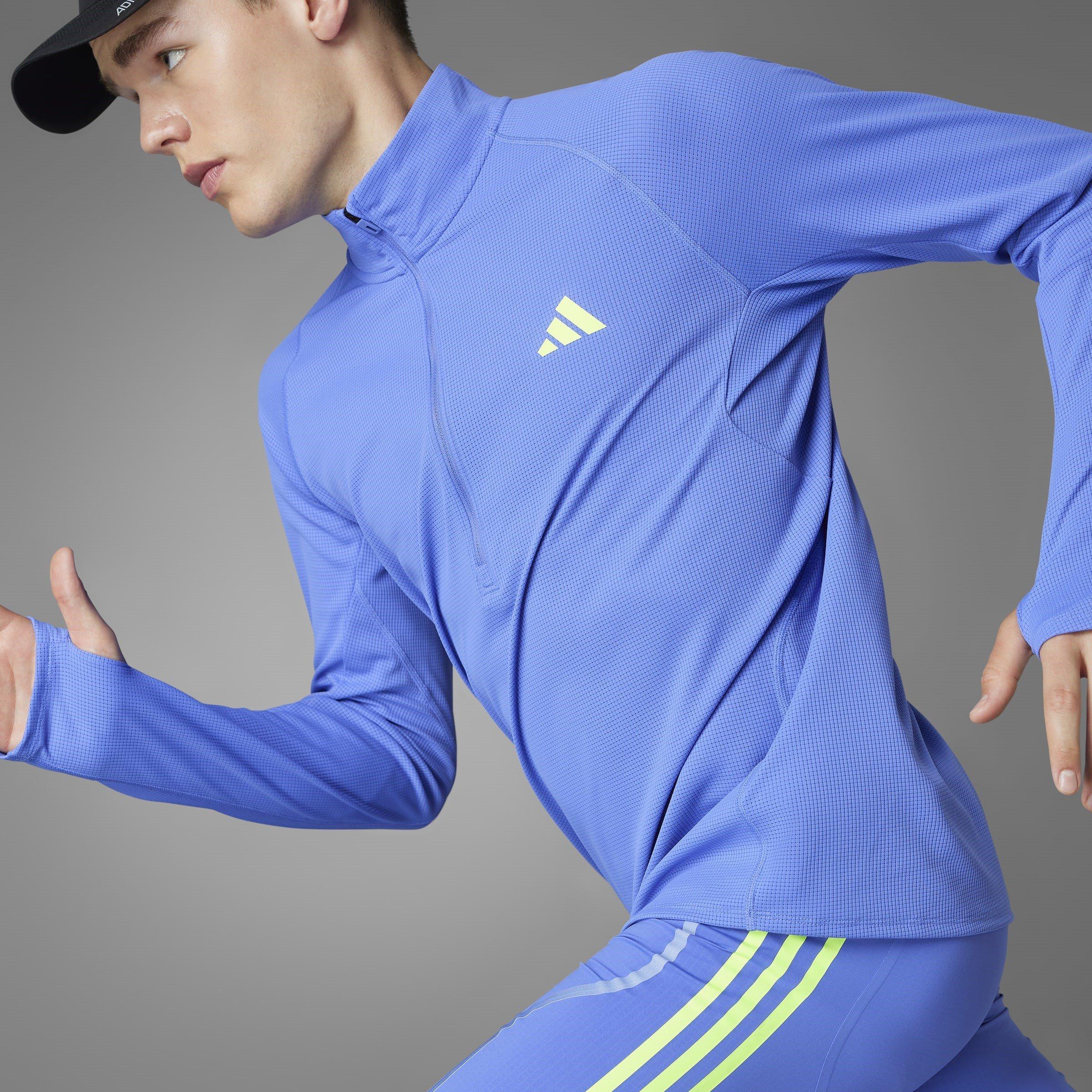 adidas Adizero RunningquarterZip Long Sleeve Top Mens